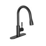 Garrick Single-handle Pull-down Sprayer Kitchen Faucet Matte Black. Fixed Price $73.93.