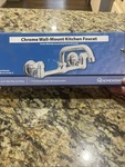 Homewerks Two Handle Chrome Kitchen Faucet. Fixed Price $69.95.