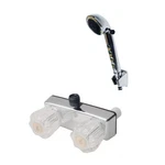 Laguna Brass 3220ACP/4120CP Two Handle Shower Valve With Hand-held Set. Fixed Price $43.95.