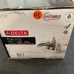 Delta Davis Centerset Bathroom Faucet Brushed Nickel 25746LF-SP U5. Fixed Price $49.99.