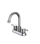 Glacier Bay 4 In Centerset Bathroom Faucet High Arc 2 Handle Chrome GARRICK-7630. Fixed Price $35.75.