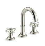 Kohler Paces Widespread Bathroom Faucet Cross Handles Vibrant Polished Nickel. Fixed Price $139.95.