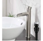 Vccucine Modern Commercial Brushed Nickel Single Hole Handle Bathroom Faucet,. Fixed Price $22.00.