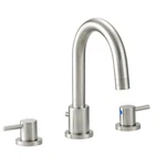 Designhouse Eastport 8" Widespread 2-HANDLE Bathroom Faucet Satin Nickel 548289. Fixed Price $115.91.