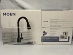 Moen 87260BL Doherty Single Handle Pull-down Sprayer Kitchen Faucet Matte Black. Fixed Price $115.00.