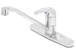 New T&s B-2731-WS Watersense Deck Mount Single Lever Faucet 9 3/16" Swing Spout. Fixed Price $169.99.