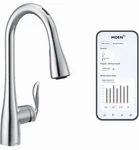 Moen 7594EVC Arbor Smart Touchless Pull Down Sprayer Kitchen Faucet Chrome. Fixed Price $339.00.