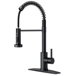 Forious Single Handle Kitchen Faucet W/pull Down Function Sprayer Matte Black. Fixed Price $36.99.
