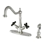 Kingston Brass KS1238PKXBS Duchess Inch Centerset Deck Mount Kitchen Faucet. Fixed Price $216.50.