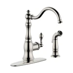Kitchen Sink Faucet Side Spray, 8 Inch Single Handle With.... Fixed Price $153.79.