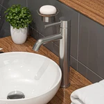 Alfi Brand AB1023 Single Lever Tall Round Bathroom Faucet Polished/brushed. Fixed Price $155.00.
