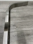 Anzzi SP-AZ078BS Aura Thermostatic Shower Panel, Brushed Steel Parts Only. Fixed Price $59.99.