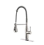 Flynama Touch Kitchen Faucet Single Handle Pull Down Sprayer Brushed Nickel. Fixed Price $39.80.