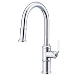 Gerber D454437 Kinzie 1.75 Gpm Hole Pull Down Kitchen Faucet - Chrome. Fixed Price $284.99.