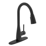 Vazon Touchless Kitchen Faucet, Matte Black, Pull-down Sprayer, 360 Swivel. Fixed Price $108.00.