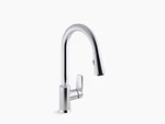 Kohler Taut K-21367M-4-CP Pull-down Kitchen Faucet Polished Chrome. Fixed Price $91.80.