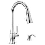 Delta Hazelwood 1 Handle Pull-down Kitchen Faucet Chrome-certified Refurbished. Fixed Price $120.42.