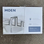 Moen 84763SRN Genta 2 Handle Bathroom Faucet W Valves & Drain Assembly - Chrome. Fixed Price $89.99.