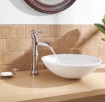Aquafaucet Vessel Waterfall Sink Brushed Nickel New Open Box. Fixed Price $49.00.