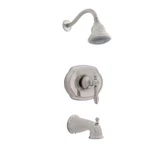 Lyndhurst Single-handle 3-SPRAY Tub Shower Faucet Brushed Nickel. Fixed Price $185.85.