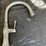 Delta Kitchen Faucet Single Handle W/side Spray Attic Stainless 4297-AR-DST-R R1. Fixed Price $159.00.