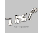 Hansgrohe 31314831 Metris Roman Tub Filler Trim Set Polished Nickel. Fixed Price $300.00.
