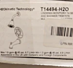 Delta T14494-H2O Linden Monitor Series H2OKINETIC Tub & Shower Trim Chrome. Fixed Price $64.99.