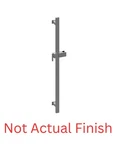 Graff G-8631-MBK Wall Mounted Shower Slide Bar Modern Matte Black New!. Fixed Price $447.00.