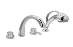 Huntington Brass S7424701 Chrome Finish Piece Roman Tub Filler Faucet Handles. Fixed Price $349.99.