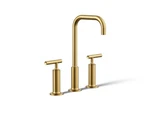 Kohler Purist 14408-4-2MB Bathroom Faucet W/ Lever Handles 1.2 Gpm Slight Wear. Fixed Price $448.45.