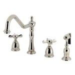 Kingston Brass KB179.BEXBS Essex 1.8 Gpm Widespread Kitchen - Nickel. Fixed Price $347.72.