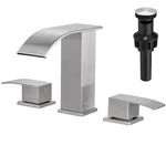 Voton Waterfall Bathroom Faucets Brushed Nickel Widespread Sink. Fixed Price $66.54.