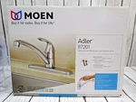 New Moen 87201 Adler One-handle Low Arc Kitchen Faucet Chrome Open Box. Fixed Price $47.95.