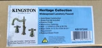 Kingston Brass Heritage Widespread Bathroom Faucet With Pop-up. Fixed Price $220.00.