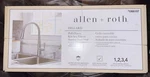 Kitchen Pull Down Sprayer Allen + Roth Stainless Steel Dillard 1066107 Soap Pump. Fixed Price $82.00.