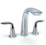 Kohler K-T5323-4-CP Refinia 2-HANDLE Deck-mounted Roman Tub Faucet Trim Chrome. Fixed Price $64.40.