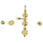 Kingston Brass KB322AL Victorian Threehandle Bidet Faucet Polished. Fixed Price $152.74.
