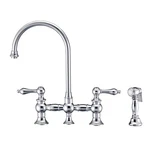 Whitehaus WHKBTLV3-9101-NT Vintage Iii Plus 1.5 Gpm Widespread Chrome. Fixed Price $686.00.