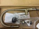 Franke FF3491CHG Steel Faucet Pull-down Champagne Gold. Fixed Price $199.99.