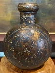 Vintage Steel Copper Finish Indian Hammered Water Jug Vessel Boho Decor 10 X7.5. Fixed Price $12.99.