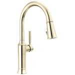 Delta 9184-PN-PR-DST Single Handle Pull-down Faucet Lumicoat Polished Nickel. Fixed Price $469.00.