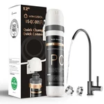 Wingsol Under Sink Water Filter System With Black Faucet, Nsf/ansi 42&53.... Fixed Price $95.90.
