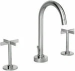 Jado 847003.144 Stoic Widespread Lavatory Faucet Cross Handles, Brushed Nickel. Fixed Price $485.16.