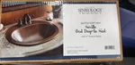 Sinkology Seville Copper Oval Drop-in Bathroom With Overflow BOD-0903BC. Fixed Price $149.95.