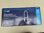 Project Source Flynt Stainless Steel Single Handle Pull-down Kitchen Faucet. Fixed Price $74.47.