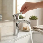 Hansgrohe 31121001 Metris Single Handle Lavatory Faucet 110 Coolstart Gpm. Fixed Price $375.21.
