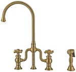 Whitehaus WHTTSCR3-9773-NT Twisthaus Plus 1.5 Gpm Widespread Brass. Fixed Price $784.00.