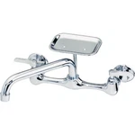 123-011NL B&k Polished Chrome 2-HANDLE In. Utility Faucet. Fixed Price $135.70.