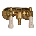 Barclay 4051-PL-PB Polished Brass Tub Filler With Porcelain Lever Handles. Fixed Price $159.60.