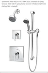 Symmons (3605-H321-V-1.5-TRM) Duro Shower System Trim In Polished Chrome. Fixed Price $240.00.